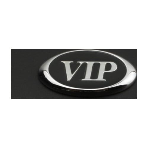 1Pcs New Auto Modified Metal Luxury VIP Car Trunk Side Seal Decal Badge Car Accessories