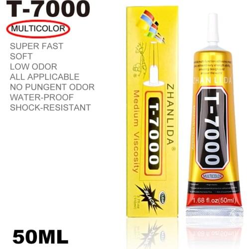 50 ml T7000 Glues Multipurpose Adhesives Super Glues Black Liquid Epoxy Glues For DIY Crafts Glass Phone Case Metal Fabric