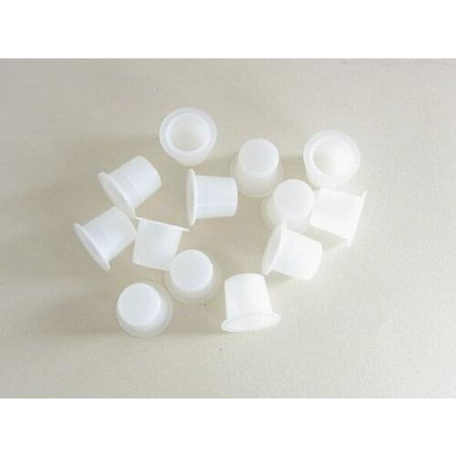 500pcs 1lot Small disposable pigment cup tattoo accessories supply tools white yellow free shipping