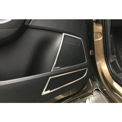 8pcs for SKODA KODIAQ Car door horn Sound circle Trim Decoration frame