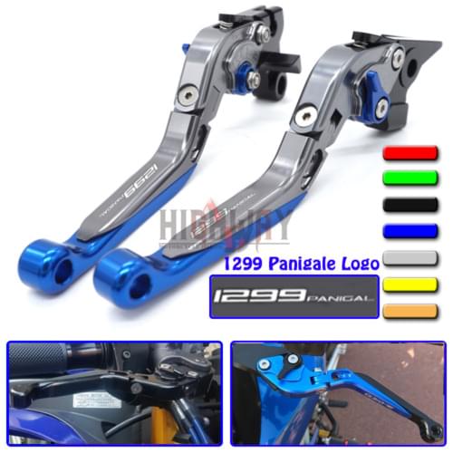 CNC Aluminum Brake Handle Bar Lever Extendable Folding Adjustable Brake Clutch Levers For DUCATI 1299 Panigale 2015-2017 2016