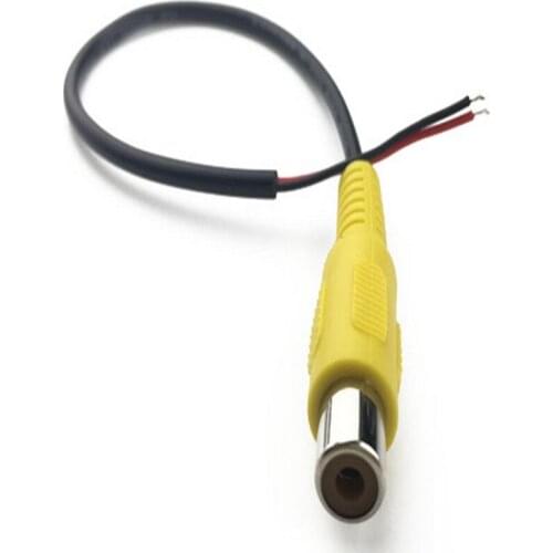 Car audio cable Lotus head line female single head AV cable on the tin cable plug power cord