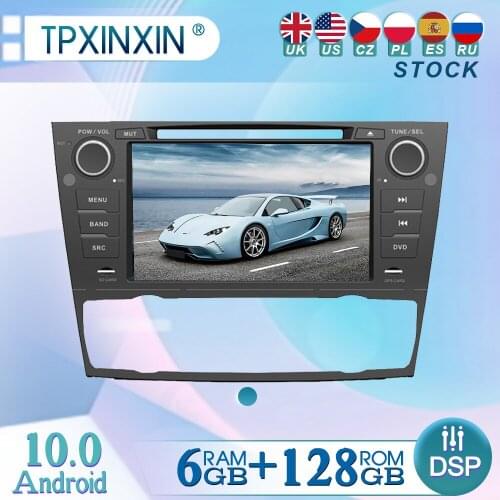 6+128GB For BMW E90 Automatic 7" Android 10 Radio Player Car GPS Navigation Head Unit Car Radio with Screen WIFI DSP CARPLAY
