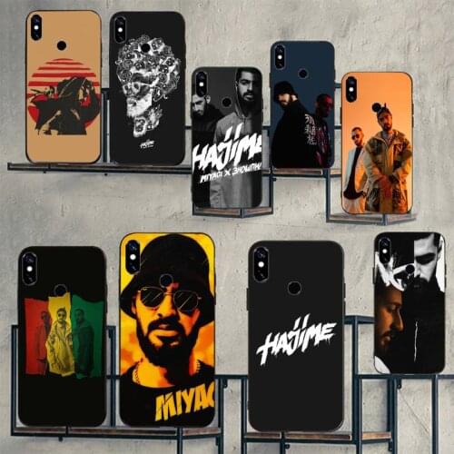 Singer Hajime MiyaGi Andy Phone Cases For Xiaomi Redmi note 7 8 9 t k30 max3 9 s 10 pro lite Luxury brand shell funda coque