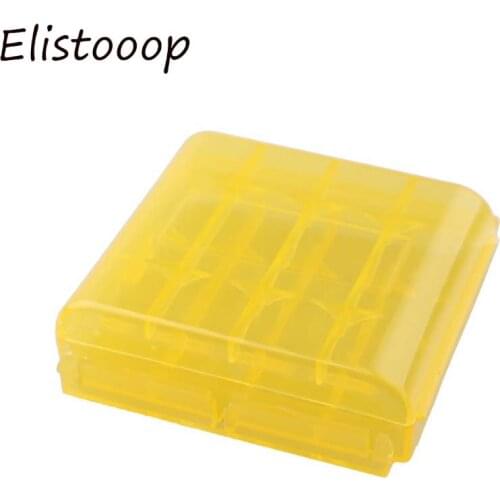 Colorful Plastic Case Holder Storage Box Cover for 10440 14500 AA AAA Battery Box Container Bag Case Organizer Box Case