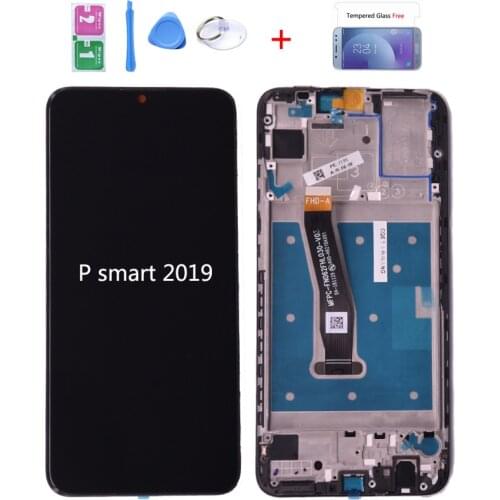 100% Original For Huawei P Smart 2019 LCD Display with Touch Screen Digitizer Assembly With Frame For P smart 2019 Repair Part