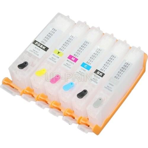 UP 18pcs pgi550 cli551 Ink cartridge compatible for canon IP7250 MG5450 MX925 MG5550 MG6450 MG5650 MG6650 IX6850 MX725 MX925