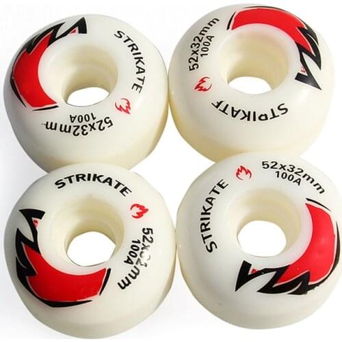 4pcs Skateboard Wheels Punk And Jumping 52x30MM Hardness Skateboard Wheel Skate Board Longboard Skateboard Wheels