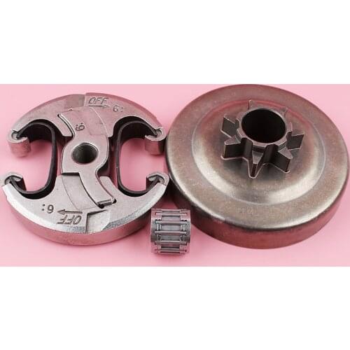 Clutch with Needle Bearing Kit For Husqvarna 340 345 346XP 350 353 445 455 460, 450 E Chainsaw Spare Parts