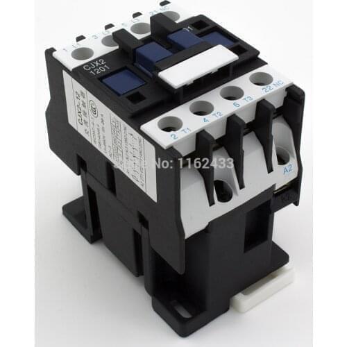 CJX2-1201 12A 3P NC AC contactor CJX2-12 LC1-D12 series contactor 220V 380V 110V 48V 36V 24V