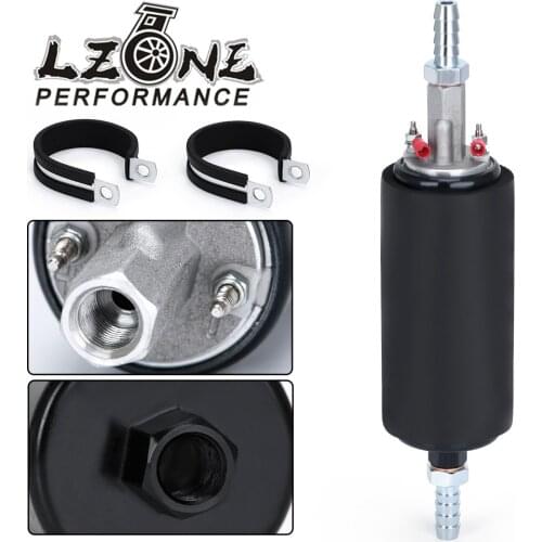 LZONE - New Universal High Flow & Pressure External Inline 255LPH Fuel Pump GSL392 With or Without Logo JR-FPB005-QY