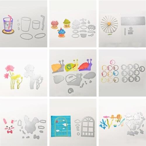 Cake Snail Rabbit Metal Cutting Dies Stencils For DIY Scrapbooking Decorative Embossing DIY Paper Cards 2019 New
