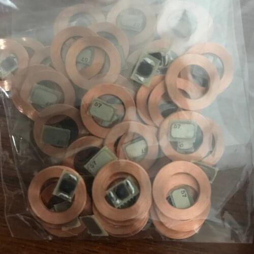 Diameter 12mm RFID tags 125KHz T5577 COB and antenna ID tag