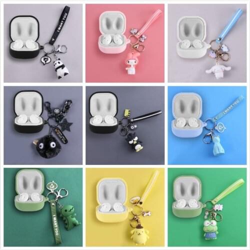 Cartoon Earphone Cover for Samsung Galaxy Buds Live Case Anti-shock Silicone Case for Galaxy Buds Pro 2021 Headphone Box Funda