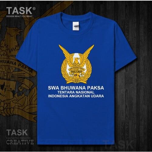 Air Force Indonesia IDN ID country mens t shirt new Tops Short sleeve clothes casual jerseys summer Army Tactical Military 01