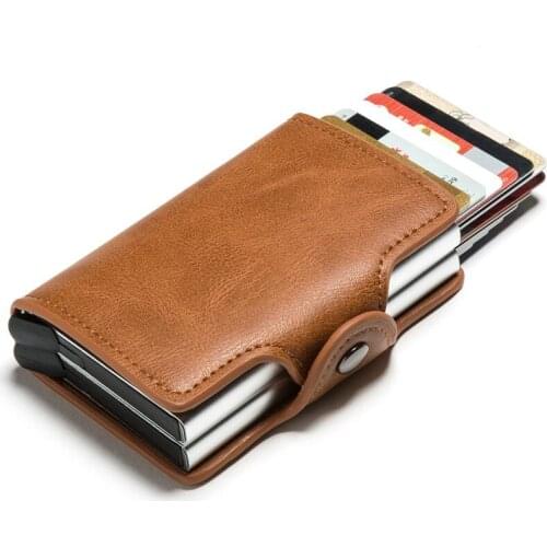Rfid Card Holder Men Wallets Money Bag Male Vintage Black Short Purse 2020 Small Leather Slim Mini Smart Wallets Women