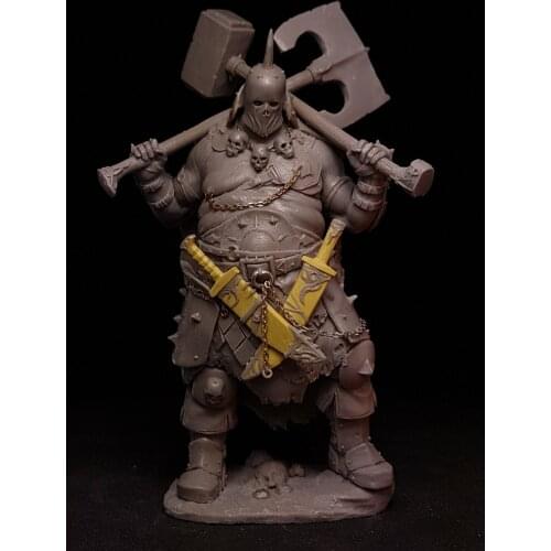 New Unassembled 1/24 75MM ancient Orc stand with sword 75mm Resin Figure Unpainted Model Kit