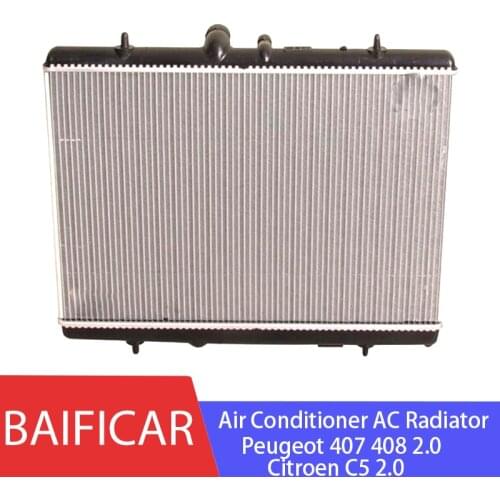 Baificar Brand New Engine Air Conditioner Condenser AC Water Radiator 1330T1 133381 For Peugeot 407 408 Citroen C5 2.0