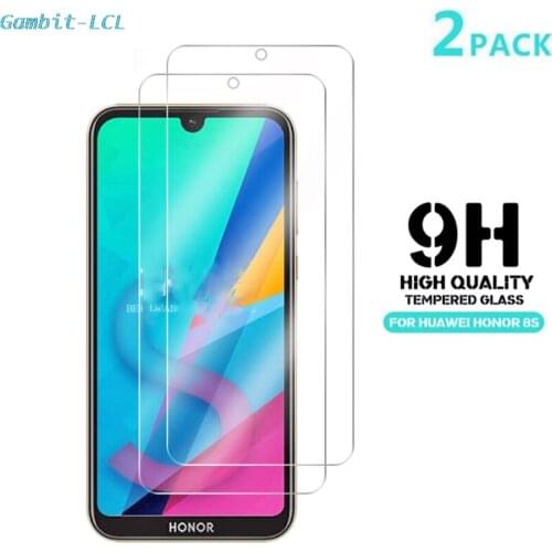 2PCS Original For huawei honor 8s Screen Protector Protective Glass on honor 8 s s8 KSE-LX9 honor8s Safety film 2.5d glass