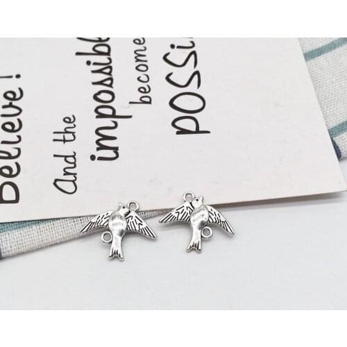 22 pcs animal bird charms fit DIY handmade Man woman souvenir necklace earring bracelet charms for Jewelry Making