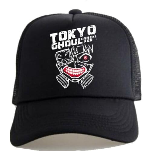 Tokyo Ghoul Kaneke Ken Anime Women Men Boys Girls Hat Baseball Mesh Cap Cosplay