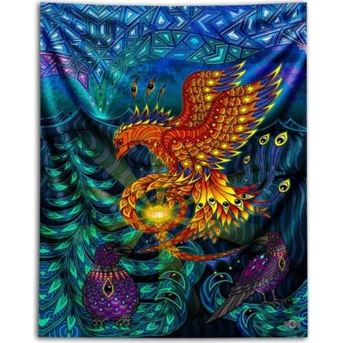 Wildlife Art Tablecloth Modern Art Table Cover
