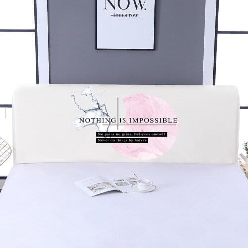 Style Bed Bedside Cover Soft Dust Nordic Bedspreads Backe By Boards Protective Elastic Household Linings Textile Bedclothes