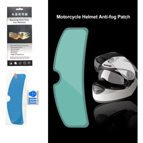Universal Motorcycle Helmet Clear Rainproof Film Anti Rain Patch Screen For K3 K4 AX8 LS2 HJC MT Helmets Accessories TSLM1