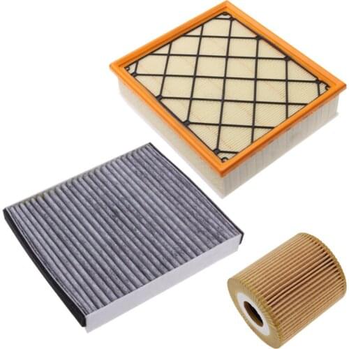 Air Filter +Oil Filter+Cabin Filter 3PCS/LOT Suit for Volvo S40 2.4 2.5