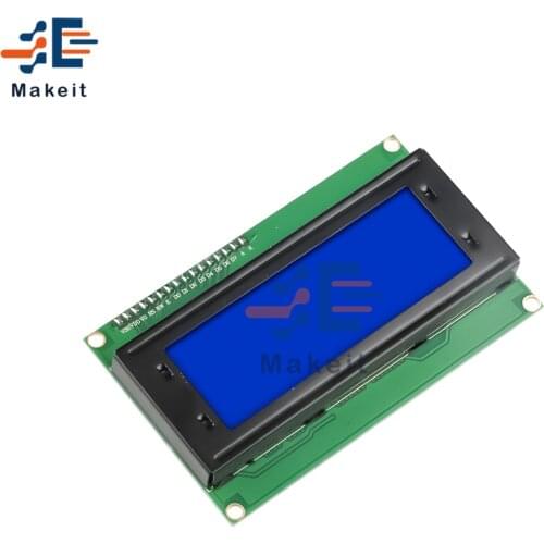 Yellow Blue Display LCD2004 IIC I2C TWI SPI Serial Interface Adapter Module 20X4 HD44780 Character Backlight Screen for Arduino