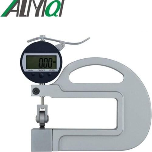 0-10mm 0.01mm digital micron thickness gauge with roller insert high precision good quality