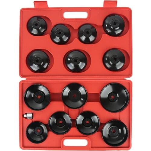 Professional Car Tool Set 14pcs Cup Type Oil Filter Wrench Oil Filter Removal Set Car Repair Tools For Car repair HWC