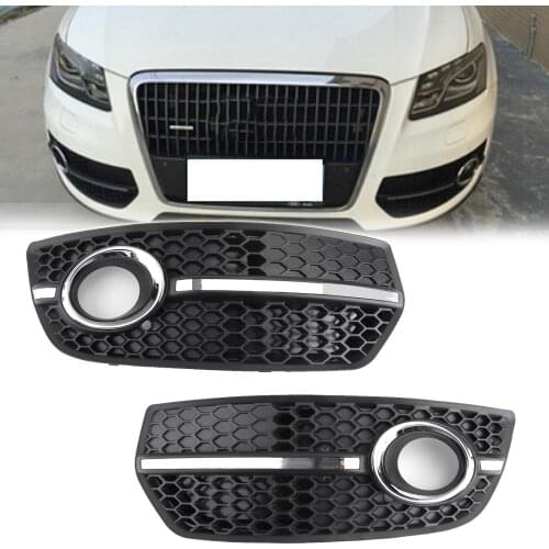 Areyourshop Car Front Bumper Fog Lamp Air Guide Grille Trim Cover for Audi Q5 2009 2010 2011 High Quality Auto Car Styling Cover