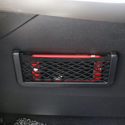 Car Net Storage Bag Box Sticker for Suzuki Grand Vitara 2016 Sx4 swift jimny Hyundai Solaris Verna Tucson Ix35