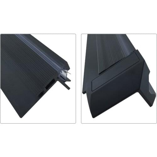 Big and deep Aluminum Channel Profile Alloy LED Strip Stair Light, 0~3m Length, Clear Diffuser Lense, Free shipping