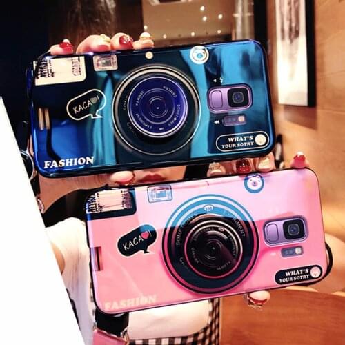 A50 Phone Case For Samsung Galaxy A10 20 30 40 50 60 70 80 90 A10S 20S 30S 40S 50S Blue Ray Camera Soft Silicone TPU Back Cover