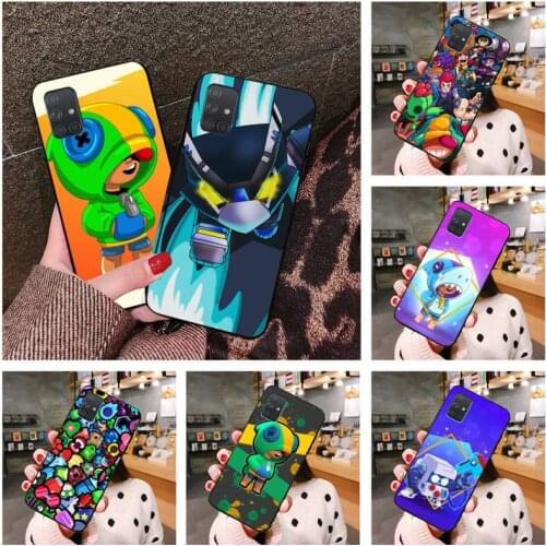 Cartoon Stars Leon Crow Phone Case For Samsung Galaxy A52 A21S A02S A12 A31 A81 A10 A30 A40 A50 A70 A80 A71 A51 5G