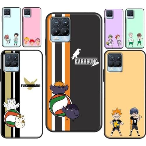 Anime Haikyuu Karasuno For OPPO Realme 7 8 6 Pro X7 X50 C3 C11 C21 GT Neo Case For OnePlus 9 8 Pro Nord 8T Shell