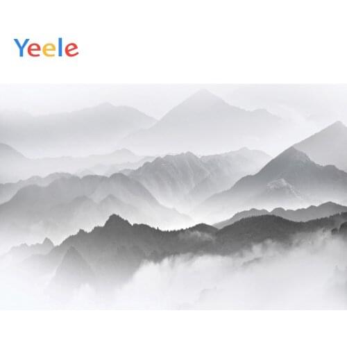 Yeele China Ink Painting Photocall Colorful Mount Photography Backdrops Personalized Photographic Backgrounds For Photo Studio