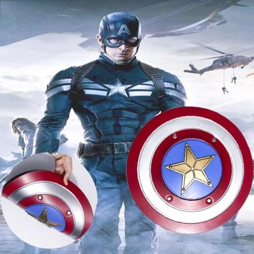 Disney Marvel Captain American Rubber Shield Toys Wall Decoration Holding Superhero Weapon Cosplay Prop Creative Soft Safe Toy