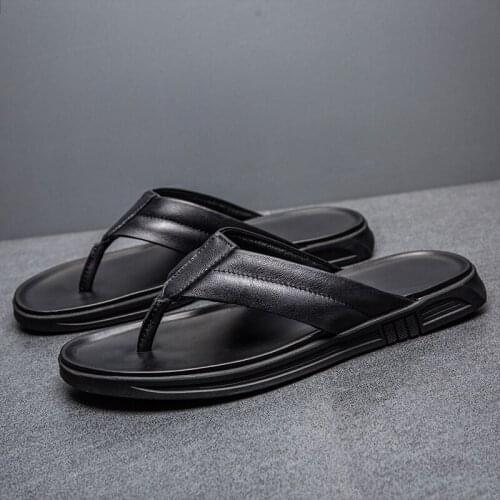 Invierno slide man sapatillas leather sliders por flip-flops sole sandalsslippers slipers zapatillas mens hombre shoes casa de