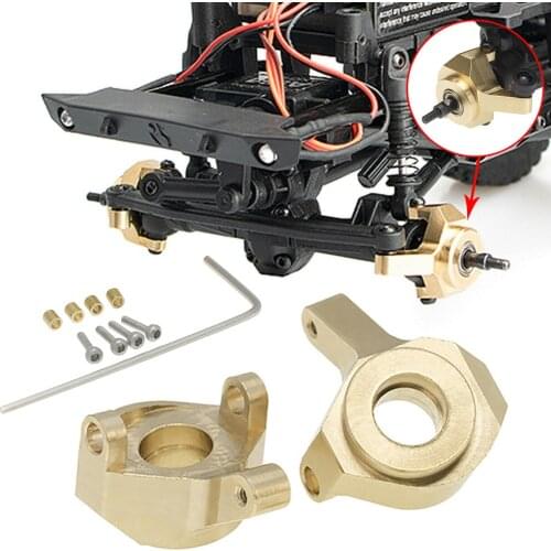 RCTOYFUN Steering Knuckle Cup Set Counterweight Model Car Upgrade Remodel Accessories For SCX24 AXI00002 AXI00001 AXI90081