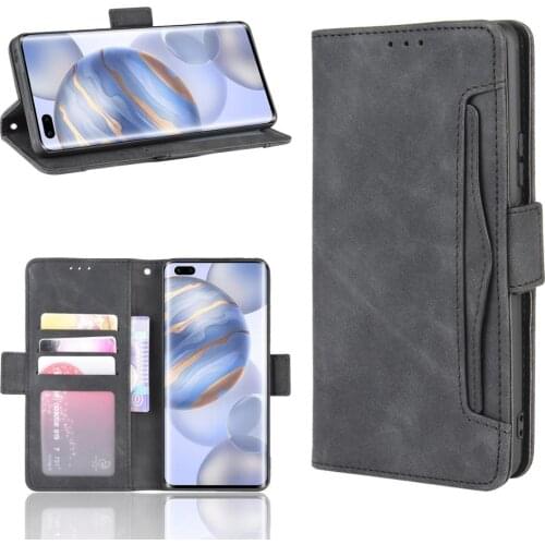For Huawei Honor 30 30Pro 30 Pro PLus Case Multi-card slot Leather Book Flip Design Wallet Case Soft Cover Honor30
