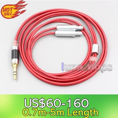 LN006654 99% Pure PCOCC Earphone Cable For Sennheiser HD800 HD800s HD820s HD820 Enigma Acoustics Dharma D1000 Headphone
