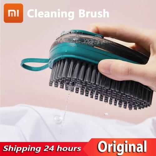 YOUPIN Multifunctional Household Plus Liquid Cleaning Brush Replaceable Brush Head With Soft Hair for Bathtub Table Top