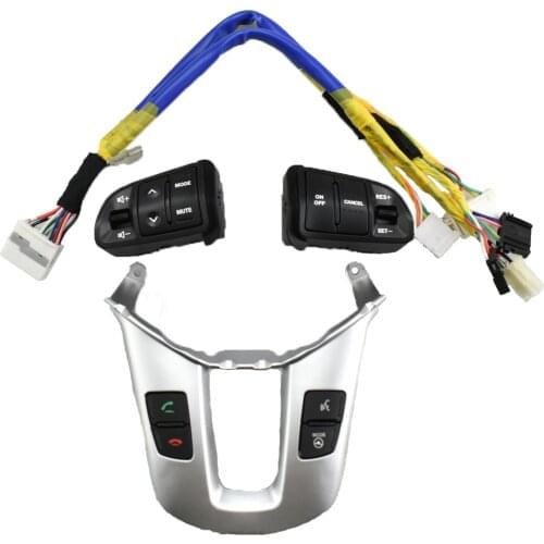 With backlight button switch & Bluetooth panel For Kia sportage SL Multifunction Steering Wheel Audio Cruise Control Buttons