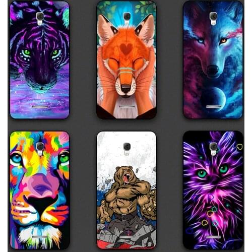 5.0 inchs Soft TPU Case for Alcatel One Touch Pop 4 5051D 5051X Silicon Cover One Touch Pixi 4 5010D Painted Coque Capa