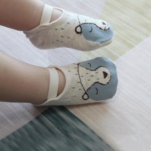 New Baby Socks Cartoon Baby Boat Socks Cotton Socks Baby Floor Non-slip Socks Children Toddler Socks