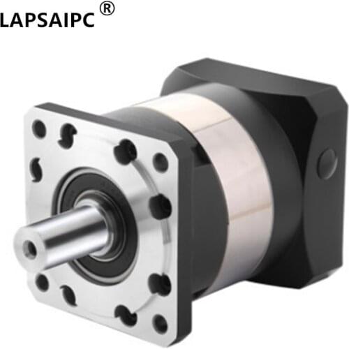 Lapsaipc PVF090-L2 right angle 90 degree planetary gearbox reducer 2 stage ratio 15:1 to 100:1 80MM 750W AC servo motor input