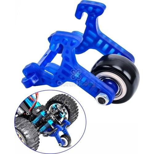 Plastic and Metal Anti-roll Wheel High Speed Wheelie Bar for 1/10 Scale HSP 94108 94111 94188 RC Car Accessory